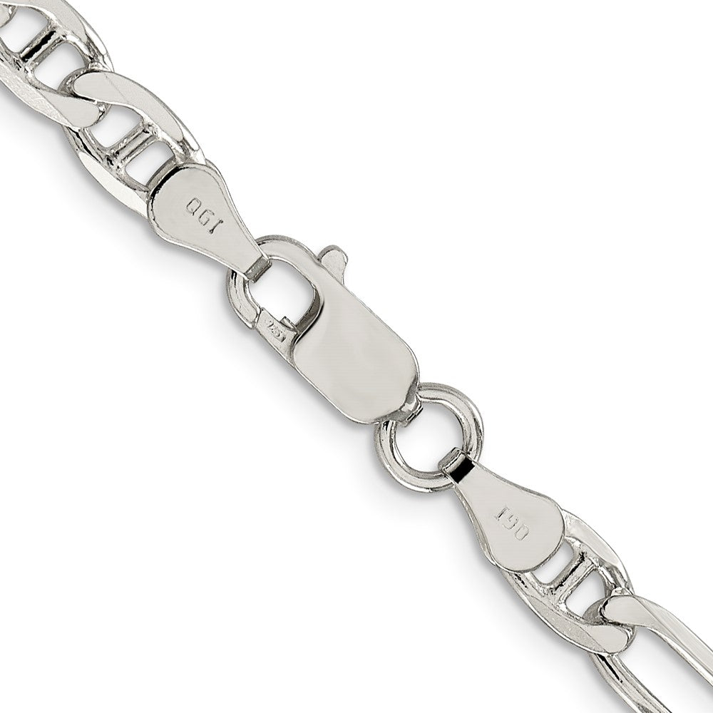 FJC Finejewelers 925 Sterling Silver Figaro Anchor Bracelet Chain 7 Inches x 5.5 mm