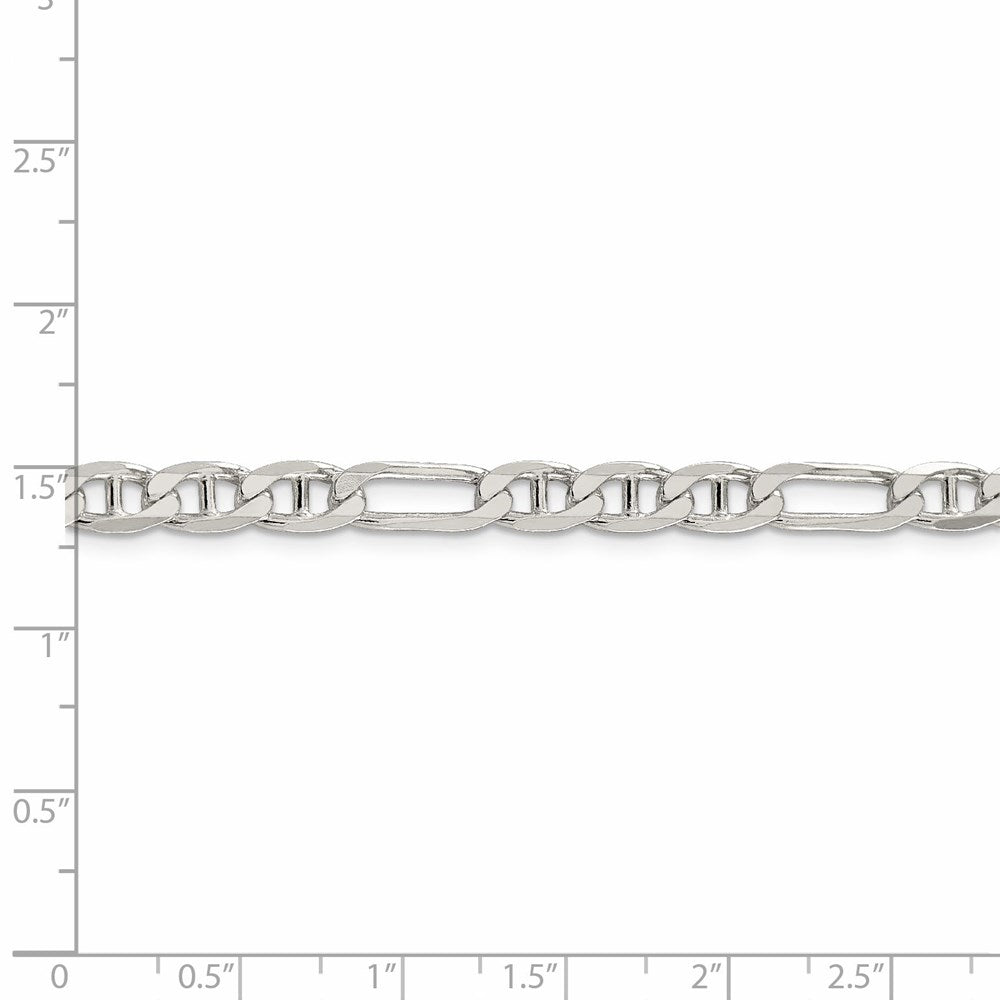 FJC Finejewelers 925 Sterling Silver Figaro Anchor Bracelet Chain 8 Inches x 5.5 mm