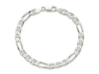 FJC Finejewelers 925 Sterling Silver Figaro Anchor Bracelet Chain 8 Inches x 5.5 mm