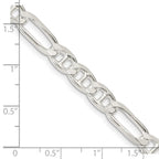 FJC Finejewelers 925 Sterling Silver Figaro Anchor Chain 20 Inches x 6.5 mm