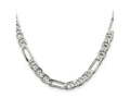 FJC Finejewelers 925 Sterling Silver Figaro Anchor Chain 24 Inches x 6.5 mm