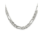 FJC Finejewelers 925 Sterling Silver Figaro Anchor Chain 28 Inches x 6.5 mm