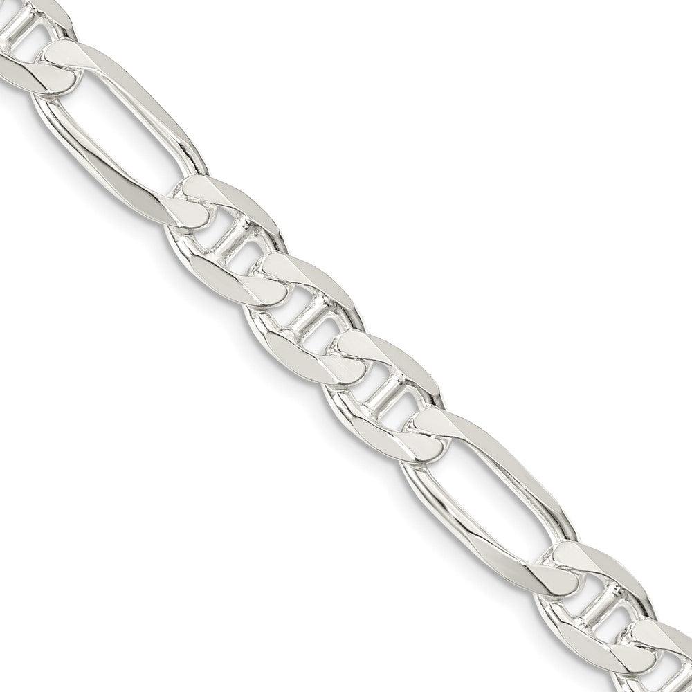 FJC Finejewelers 925 Sterling Silver Figaro Anchor Chain 28 Inches x 7.5 mm