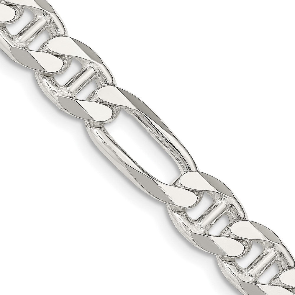 FJC Finejewelers 925 Sterling Silver Figaro Anchor Chain 20 Inches x 7.75 mm