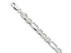 FJC Finejewelers 925 Sterling Silver Figaro Anchor Bracelet Chain 7 Inches x 7.75 mm