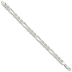 FJC Finejewelers 925 Sterling Silver Figaro Anchor Bracelet Chain 8 Inches x 7.75 mm