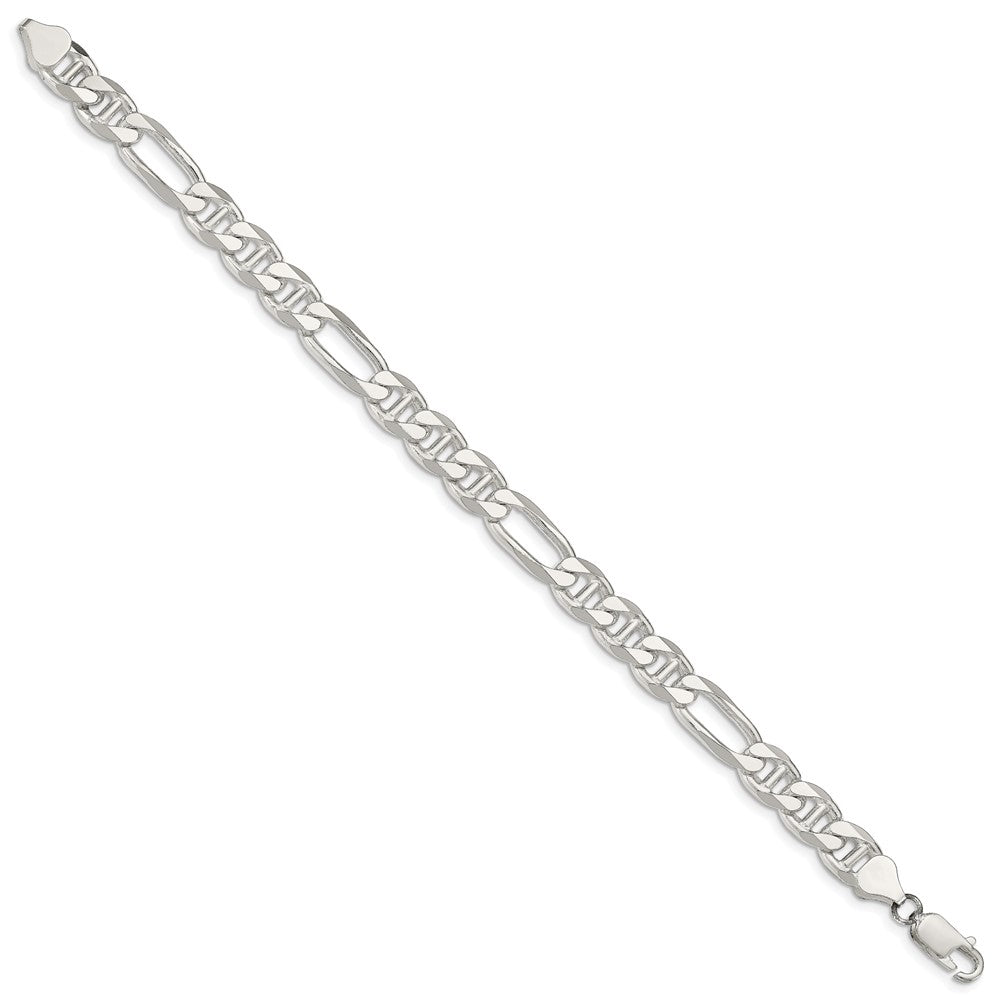FJC Finejewelers 925 Sterling Silver Figaro Anchor Bracelet Chain 8 Inches x 7.75 mm