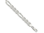 FJC Finejewelers 925 Sterling Silver Figaro Anchor Bracelet Chain 8 Inches x 7.75 mm