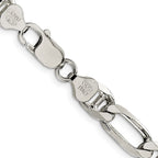 FJC Finejewelers 925 Sterling Silver Figaro Anchor Bracelet Chain 9 Inches x 7.75 mm