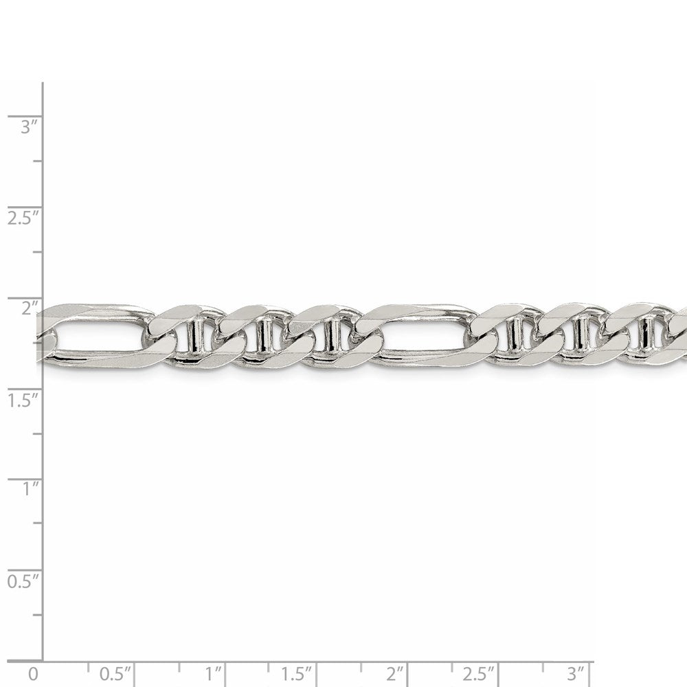 FJC Finejewelers 925 Sterling Silver Figaro Anchor Chain 20 Inches x 8.75 mm