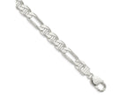 FJC Finejewelers 925 Sterling Silver Figaro Anchor Bracelet Chain 8 Inches x 8.75 mm