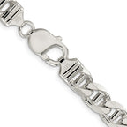 FJC Finejewelers 925 Sterling Silver Figaro Anchor Bracelet Chain 9 Inches x 8.75 mm
