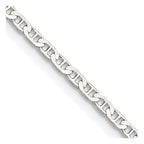 FJC Finejewelers 925 Sterling Silver Flat Anchor Chain 18 Inches x 2.1 mm