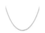 FJC Finejewelers 925 Sterling Silver Flat Anchor Chain 18 Inches x 2.1 mm