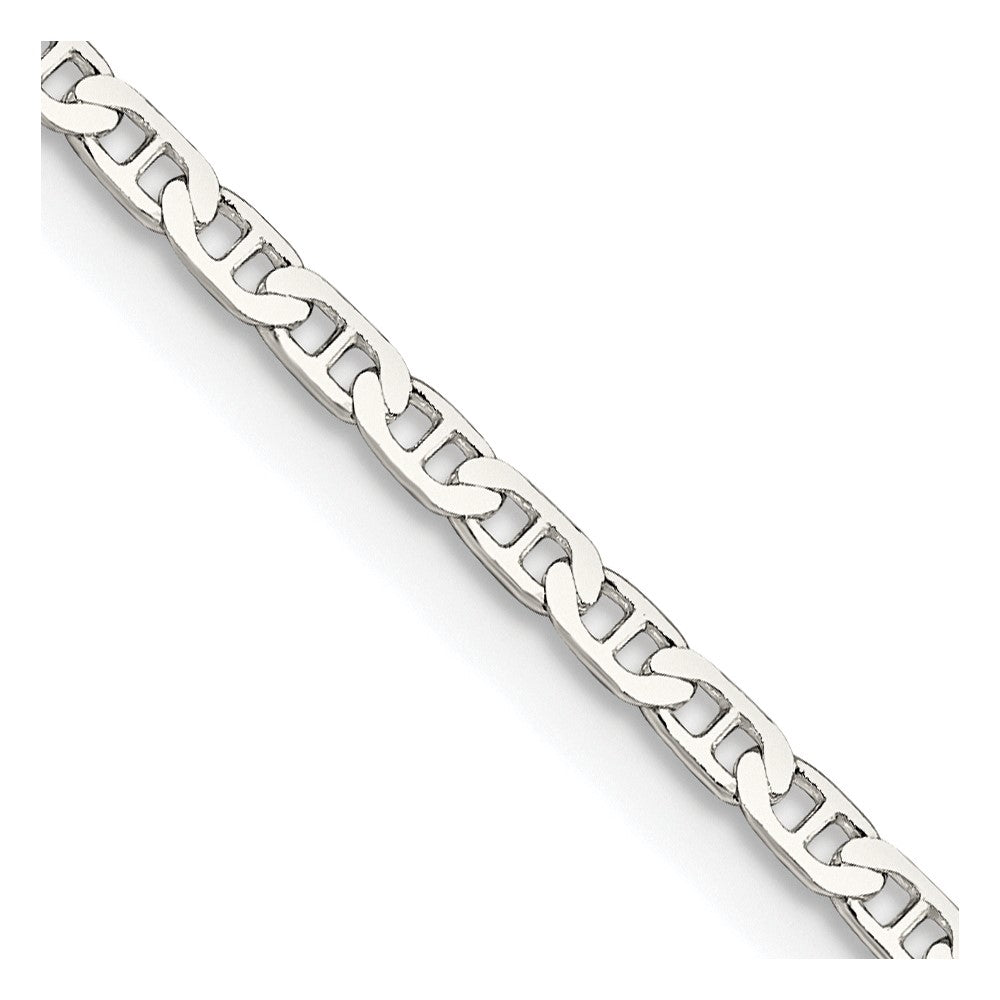 FJC Finejewelers 925 Sterling Silver Flat Anchor Chain 26 Inches x 2.1 mm