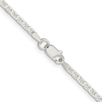 FJC Finejewelers 925 Sterling Silver Flat Anchor Bracelet Chain 8 Inches x 2.1 mm