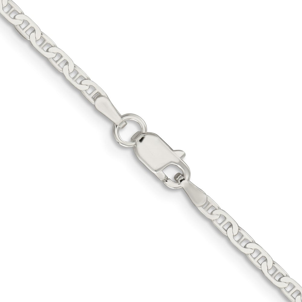 FJC Finejewelers 925 Sterling Silver 2.1mm Flat Anchor Chain Anklet 9 Inches x 2 mm