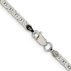 FJC Finejewelers 925 Sterling Silver Flat Anchor Chain 18 Inches x 3 mm
