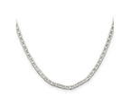 FJC Finejewelers 925 Sterling Silver Flat Anchor Chain 18 Inches x 3 mm