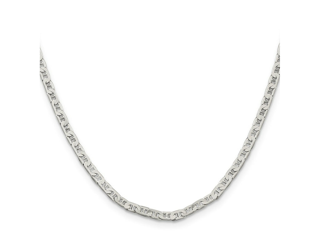 FJC Finejewelers 925 Sterling Silver Flat Anchor Chain 20 Inches x 3 mm