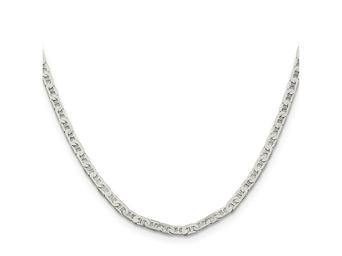FJC Finejewelers 925 Sterling Silver Flat Anchor Chain 20 Inches x 3 mm