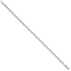 FJC Finejewelers 925 Sterling Silver Flat Anchor Bracelet Chain 8 Inches x 3 mm