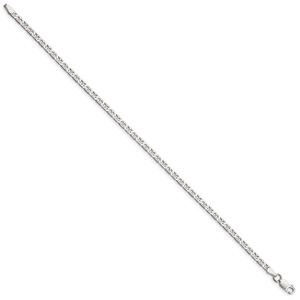 FJC Finejewelers 925 Sterling Silver Flat Anchor Bracelet Chain 8 Inches x 3 mm