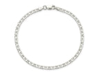 FJC Finejewelers 925 Sterling Silver Flat Anchor Bracelet Chain 8 Inches x 3 mm