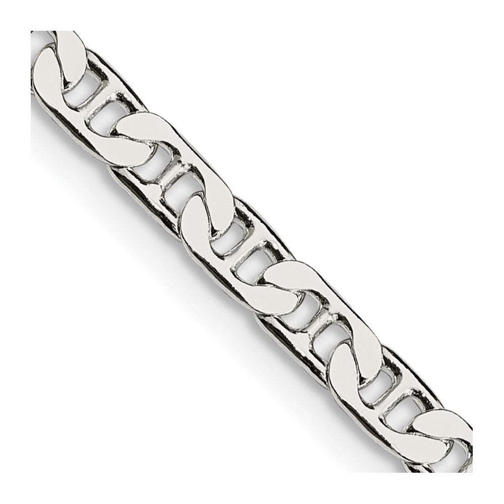 FJC Finejewelers 925 Sterling Silver Flat Anchor Chain 20 Inches x 3.75 mm