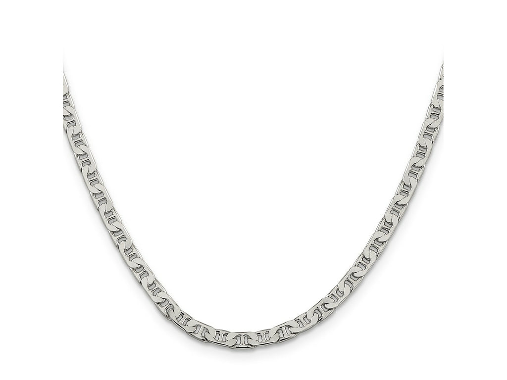 FJC Finejewelers 925 Sterling Silver Flat Anchor Chain 28 Inches x 3.75 mm