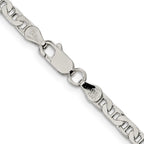 FJC Finejewelers 925 Sterling Silver Flat Anchor Bracelet Chain 7 Inches x 3.75 mm
