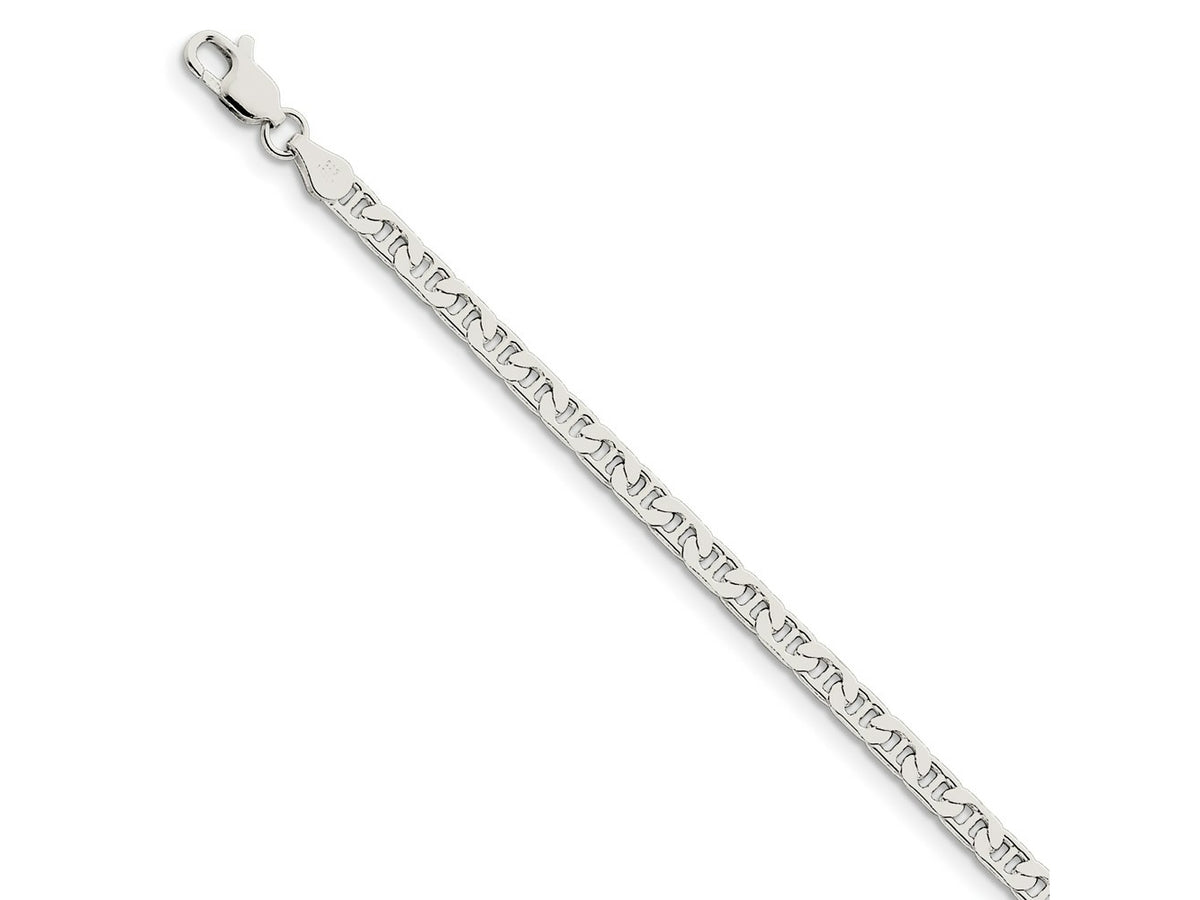 FJC Finejewelers 925 Sterling Silver Flat Anchor Bracelet Chain 7 Inches x 3.75 mm