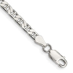 FJC Finejewelers 925 Sterling Silver Flat Anchor Bracelet Chain 8 Inches x 3.75 mm