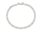 FJC Finejewelers 925 Sterling Silver Flat Anchor Bracelet Chain 8 Inches x 3.75 mm