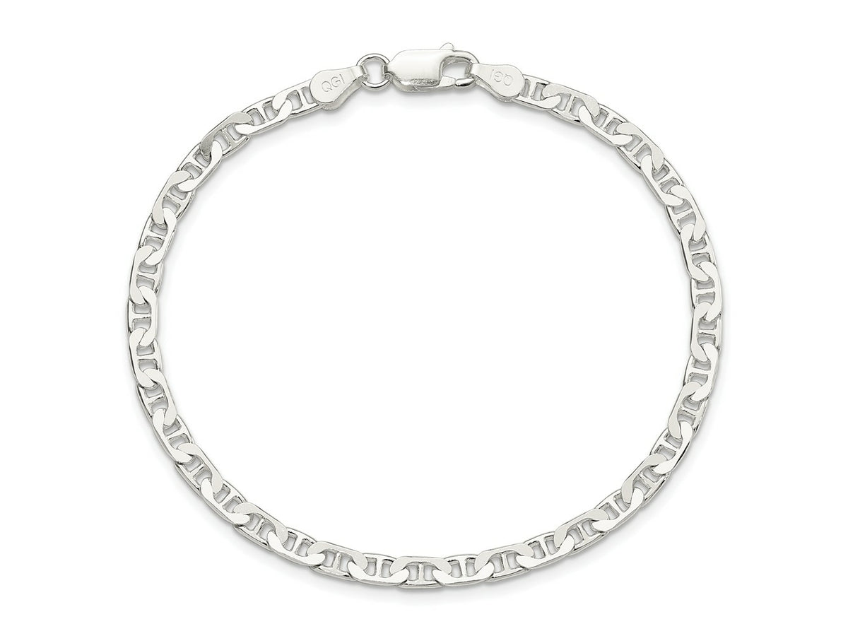 FJC Finejewelers 925 Sterling Silver Flat Anchor Bracelet Chain 8 Inches x 3.75 mm