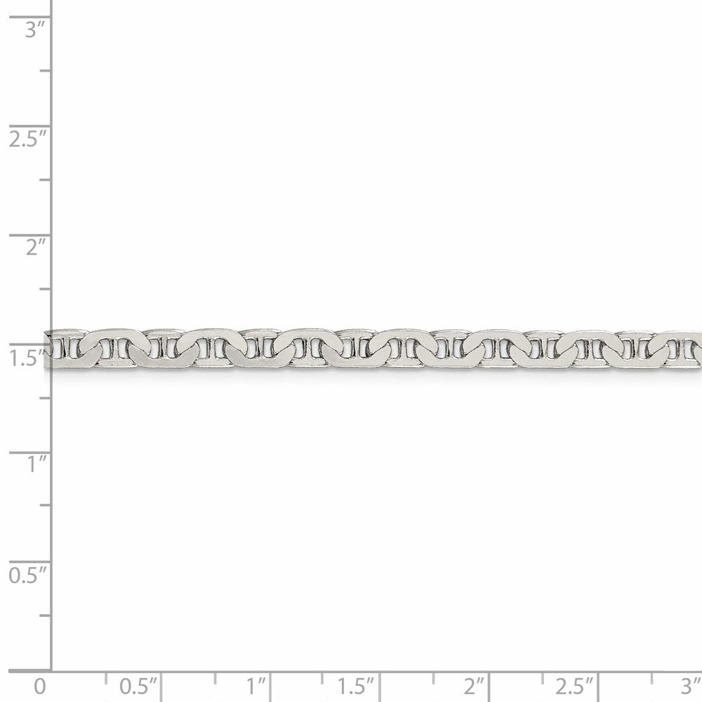 FJC Finejewelers 925 Sterling Silver Flat Anchor Chain 20 Inches x 4.5 mm