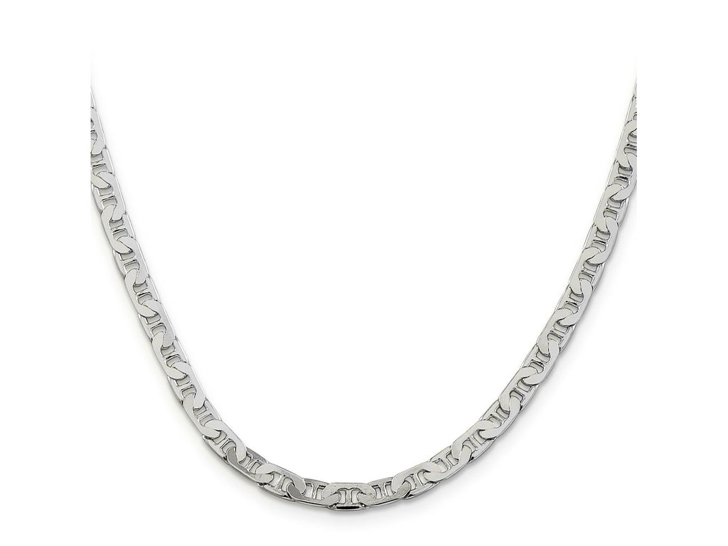 FJC Finejewelers 925 Sterling Silver Flat Anchor Chain 22 Inches x 4.5 mm