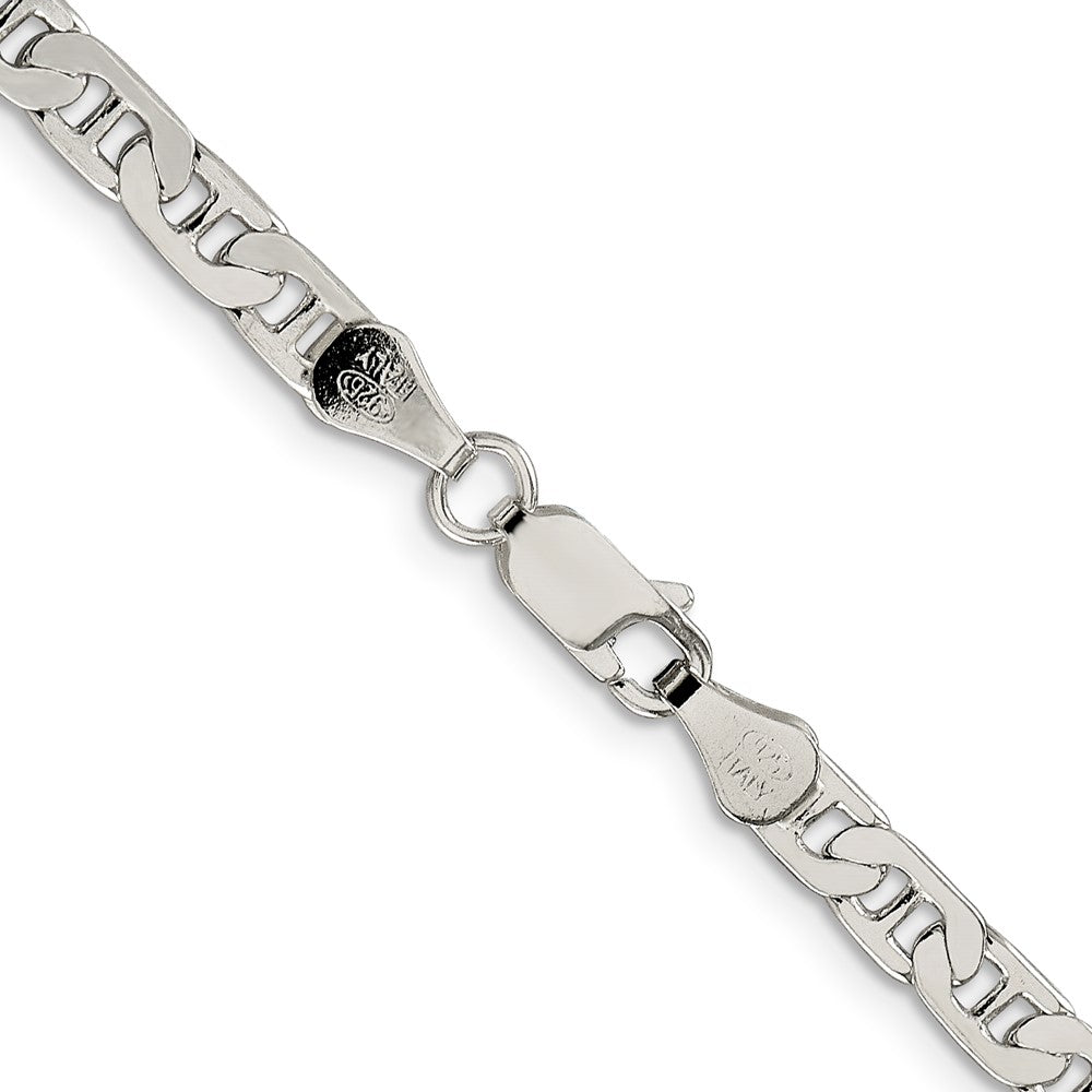 FJC Finejewelers 925 Sterling Silver Flat Anchor Bracelet Chain 7 Inches x 4.5 mm