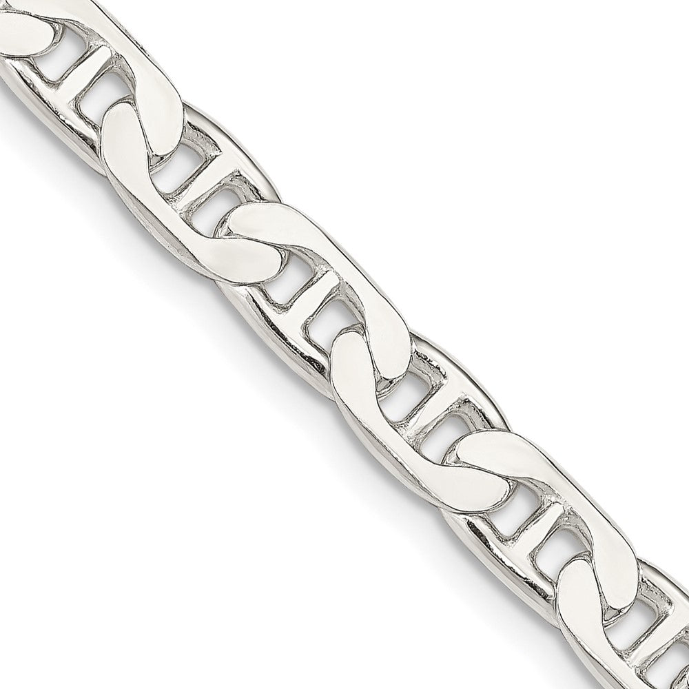 FJC Finejewelers 925 Sterling Silver Flat Anchor Chain 18 Inches x 6.5 mm