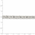 FJC Finejewelers 925 Sterling Silver Flat Anchor Chain 24 Inches x 6.5 mm