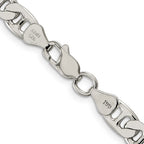 FJC Finejewelers 925 Sterling Silver Flat Anchor Bracelet Chain 7 Inches x 6.5 mm