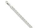 FJC Finejewelers 925 Sterling Silver Flat Anchor Bracelet Chain 7 Inches x 6.5 mm