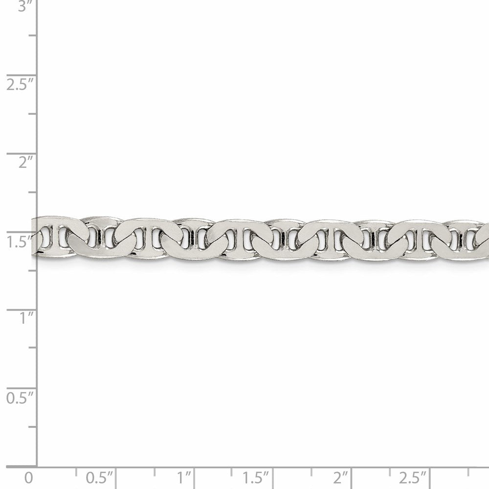 FJC Finejewelers 925 Sterling Silver Flat Anchor Bracelet Chain 8 Inches x 6.5 mm