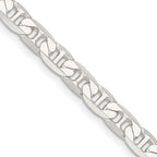 FJC Finejewelers 925 Sterling Silver Flat Anchor Chain 22 Inches x 7 mm