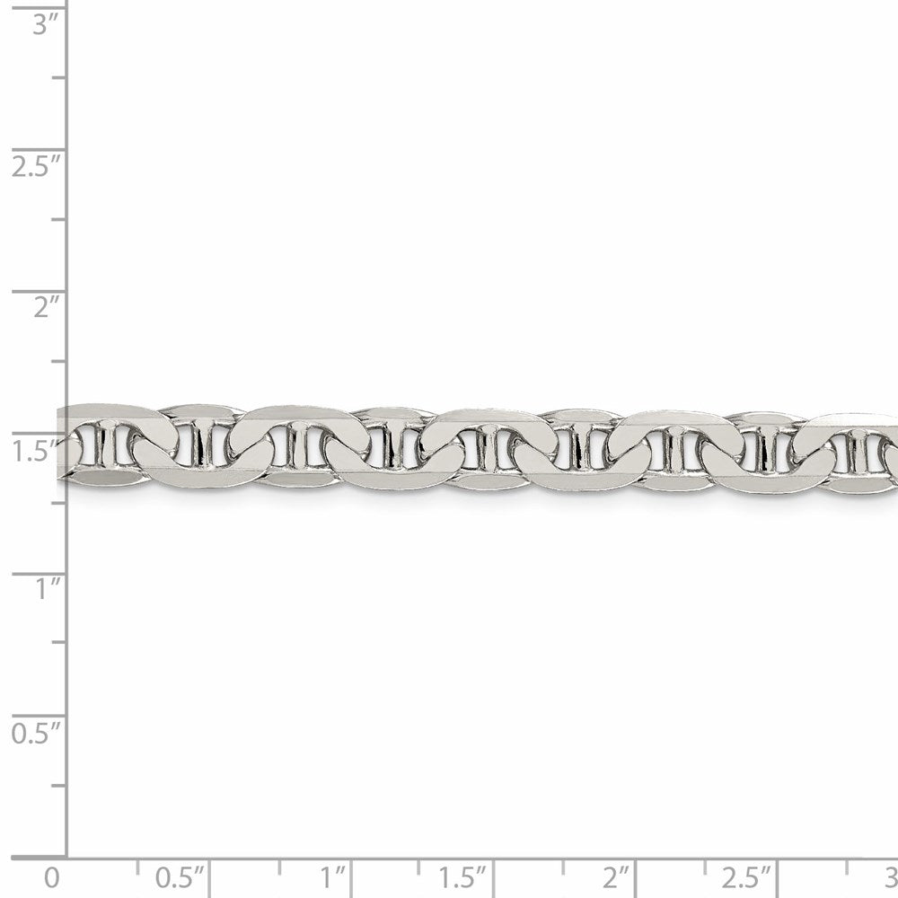 FJC Finejewelers 925 Sterling Silver Flat Anchor Bracelet Chain 7 Inches x 7 mm