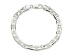 FJC Finejewelers 925 Sterling Silver Flat Anchor Bracelet Chain 8 Inches x 7 mm