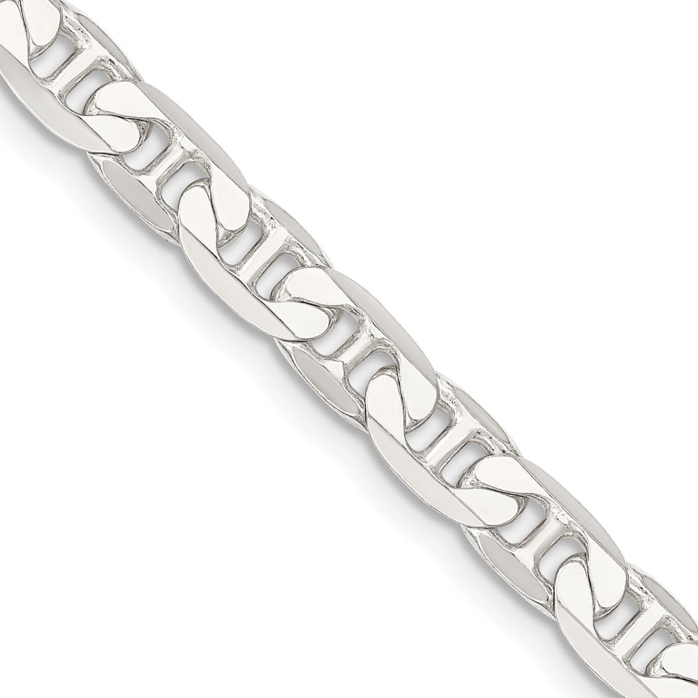 FJC Finejewelers 925 Sterling Silver Flat Anchor Bracelet Chain 9 Inches x 7 mm