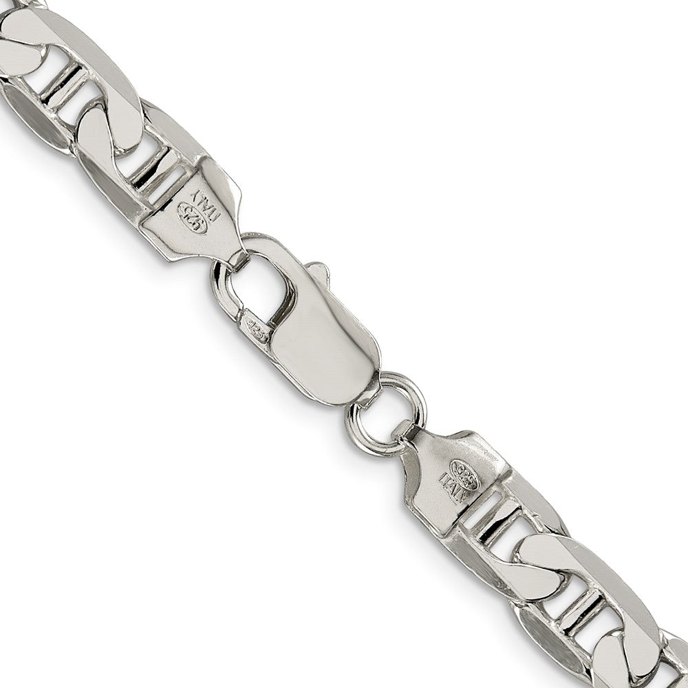 FJC Finejewelers 925 Sterling Silver Flat Anchor Bracelet Chain 9 Inches x 7 mm