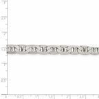 FJC Finejewelers 925 Sterling Silver Flat Anchor Bracelet Chain 9 Inches x 7 mm