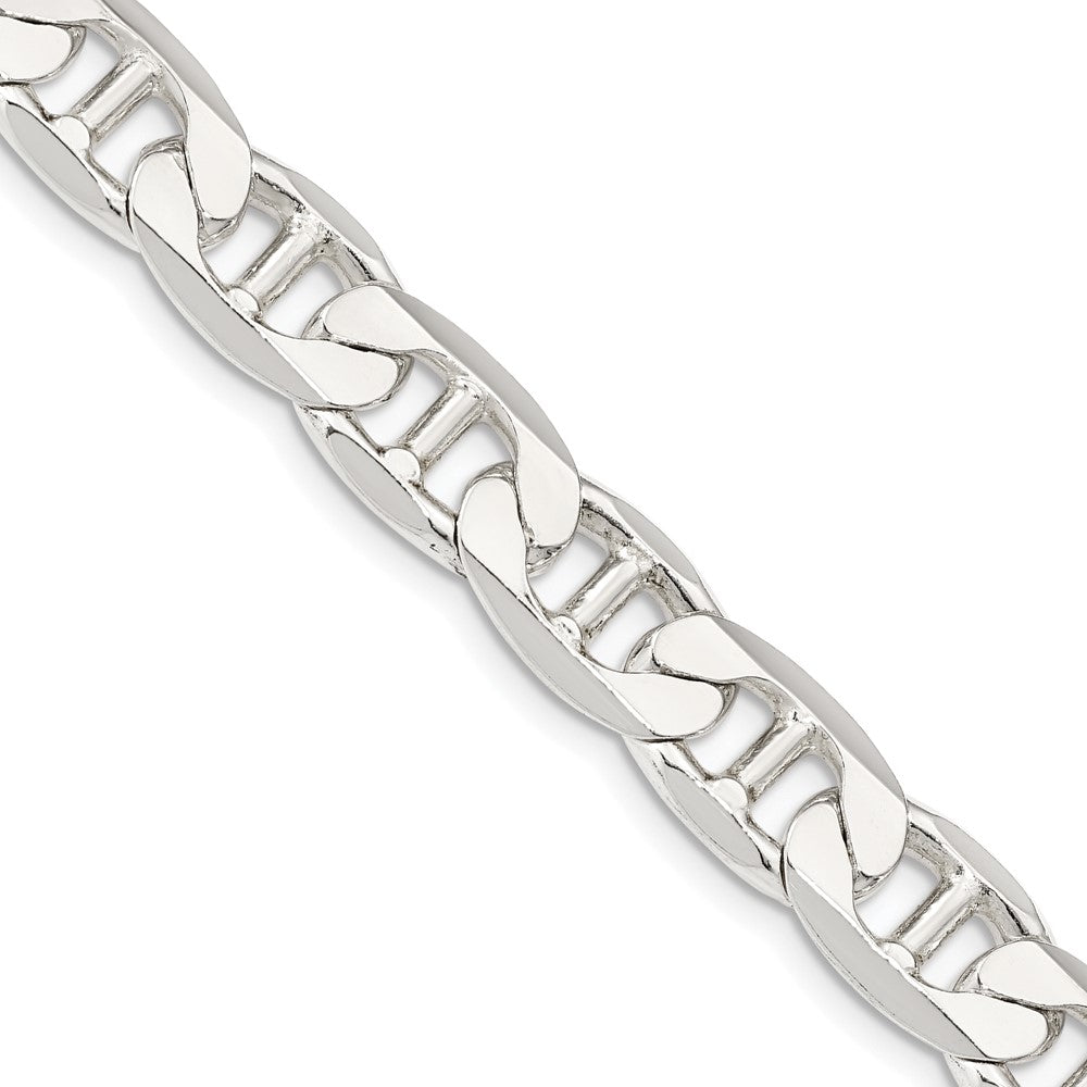 FJC Finejewelers 925 Sterling Silver Flat Anchor Chain 22 Inches x 9.5 mm